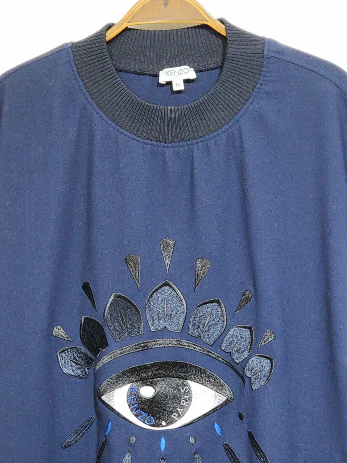 (L) 겐조 아이 에메랄드 자수 맨투맨 네이비 켄조 스웨트  상품이미지2