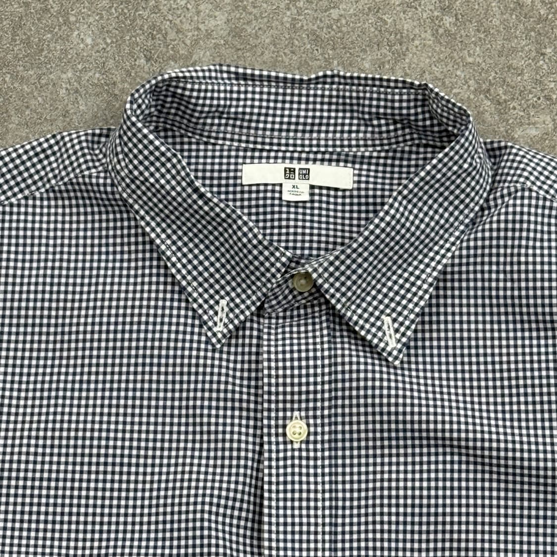 새상품급 유니클로 블루셔츠 상품이미지5