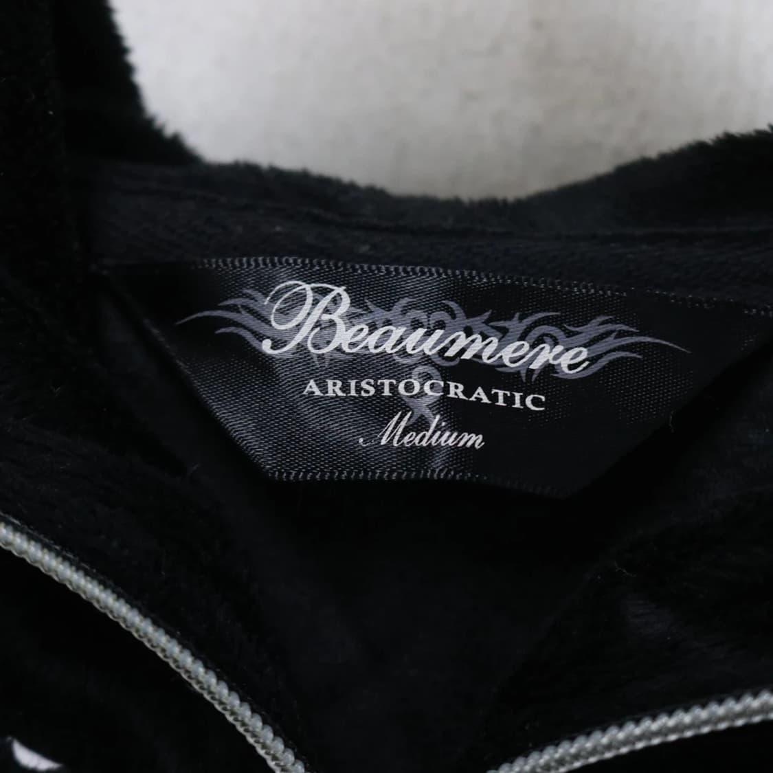 BEAUMERE y2k 펑크 레터링 후드 집업 62634 상품이미지8