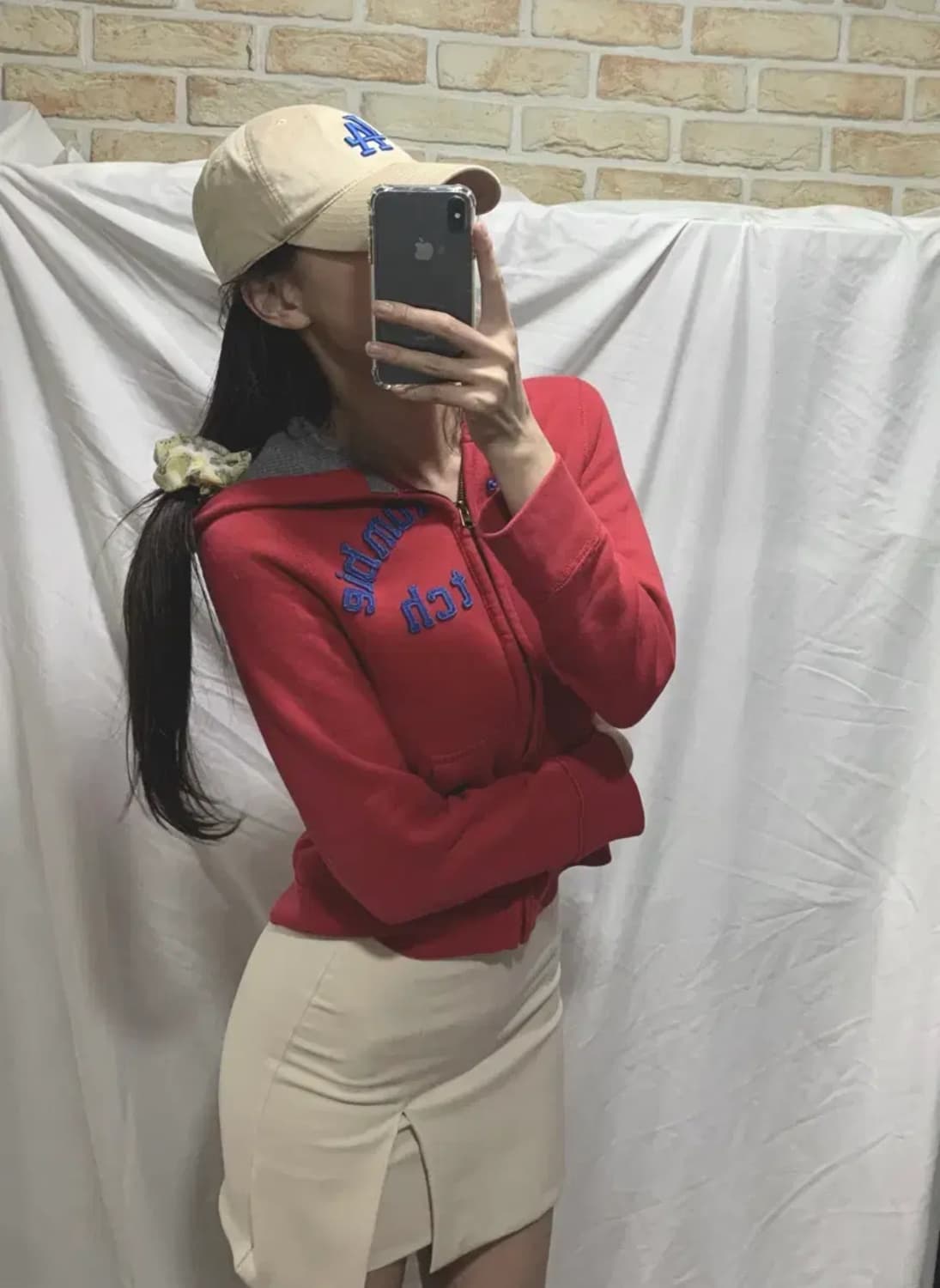 아베크롬비 후드집업,레드 상품이미지2