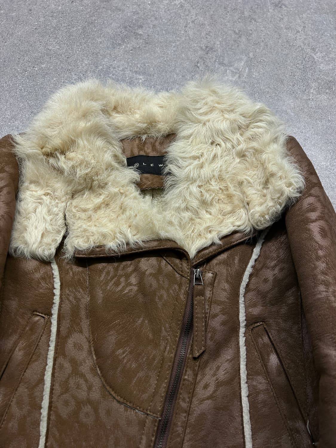 LEWE 레오파드 시어링 자켓 상품이미지2