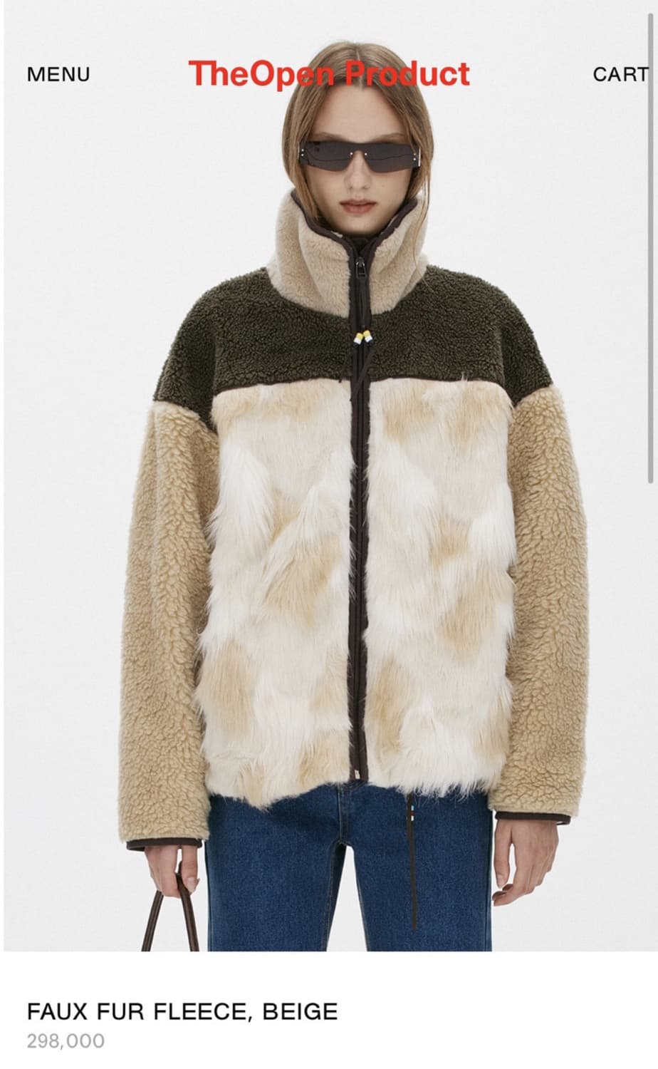 오픈와이와이 더오픈프로덕트 퍼 후리스 플리스 자켓 openyy 상품이미지1