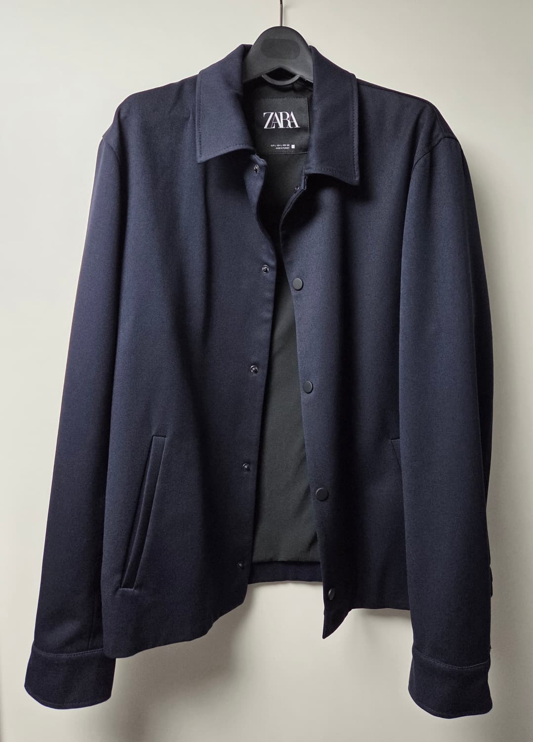 ZARA자라 비스코스 네이비 자켓 L판매 (봄,가을 간절기) 상품이미지2