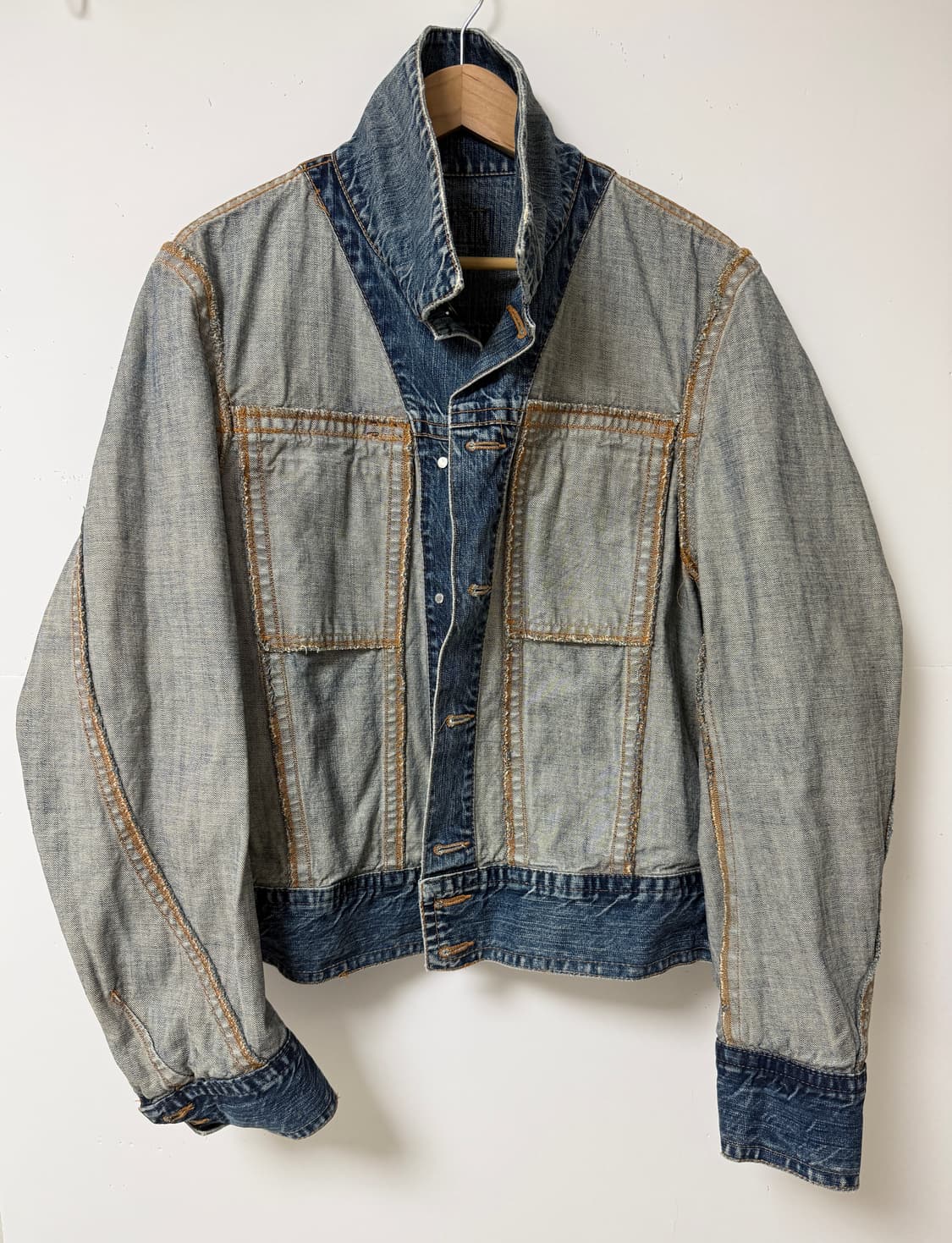 💙캘빈클라인 Calvin Klein 데님자켓 XL / 빈티지 워싱 청자 상품이미지4