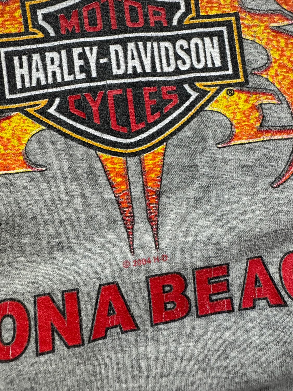 00s 할리데이비슨 플레임 롱슬리브 usa 상품이미지6