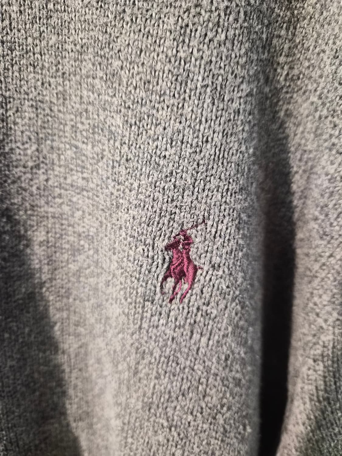 L) 폴로 랄프로렌 쿼터집업 니트 팝니다 상품이미지4