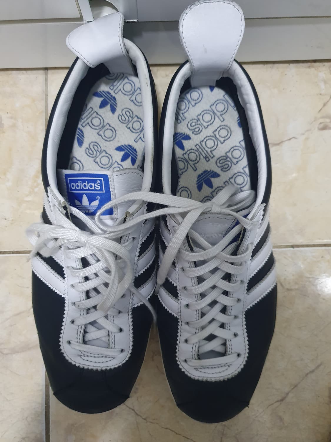 [270]아디다스 가젤 빈티지 블랙 화이트 상품이미지2