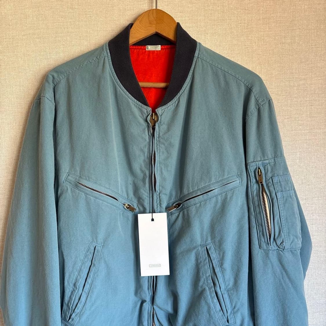 26ss Vintage Silk Cotton Test Pilot jkt 상품이미지4