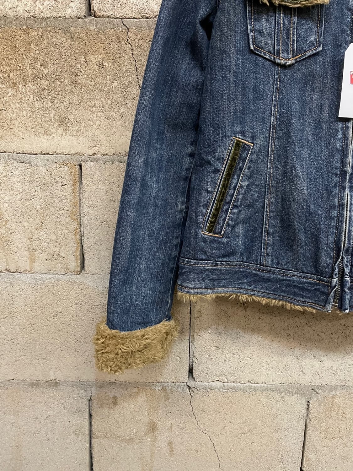 90’s 유니온베이 퍼 데님 후드 자켓 상품이미지3