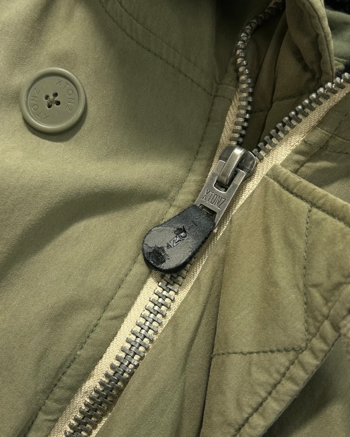 XTONZ 엑스톤즈 테스트 파일럿 헤비 파카 야상  상품이미지6