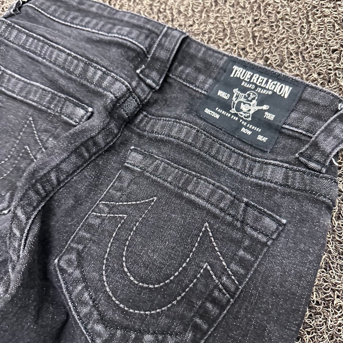 트루릴리젼 여성 데님 흑청 청바지 부츠컷 팬츠 26인치 상품이미지7