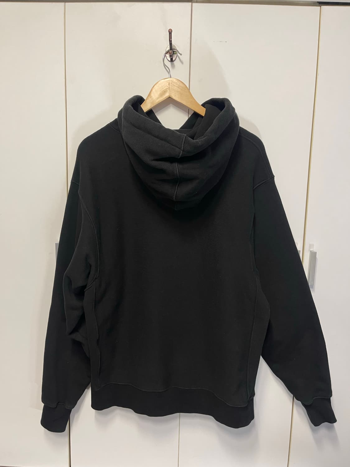 구찌 테니스 자수 후드티 블랙 S 상품이미지3