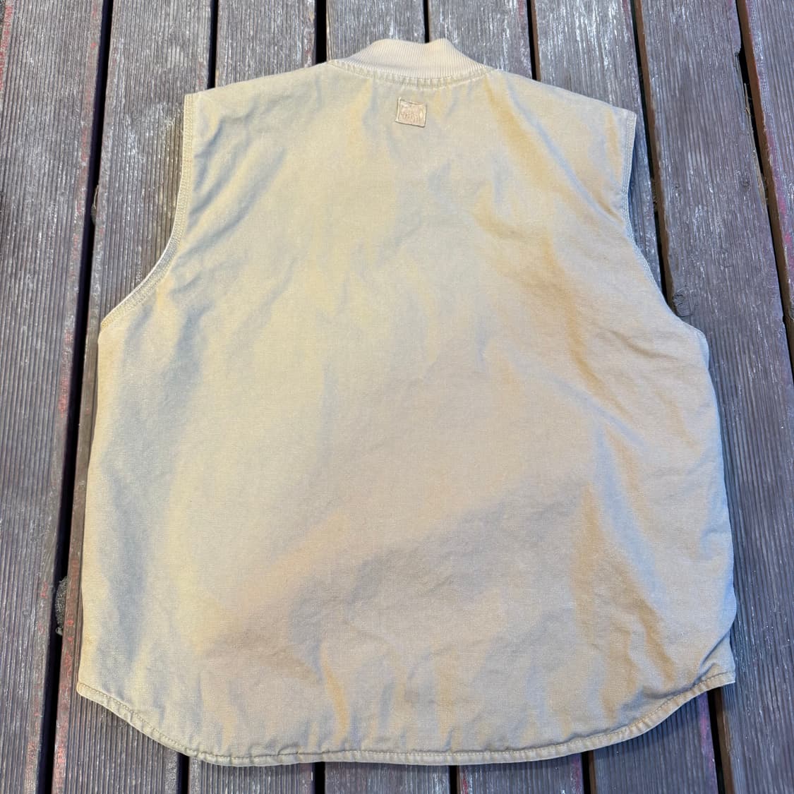 빈티지 양털 워크 베스트 베이지 상품이미지3