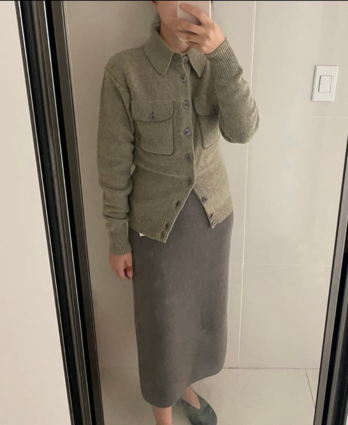 Lemaire fitted cardigan S  르메르 니트 가디건 상품이미지5