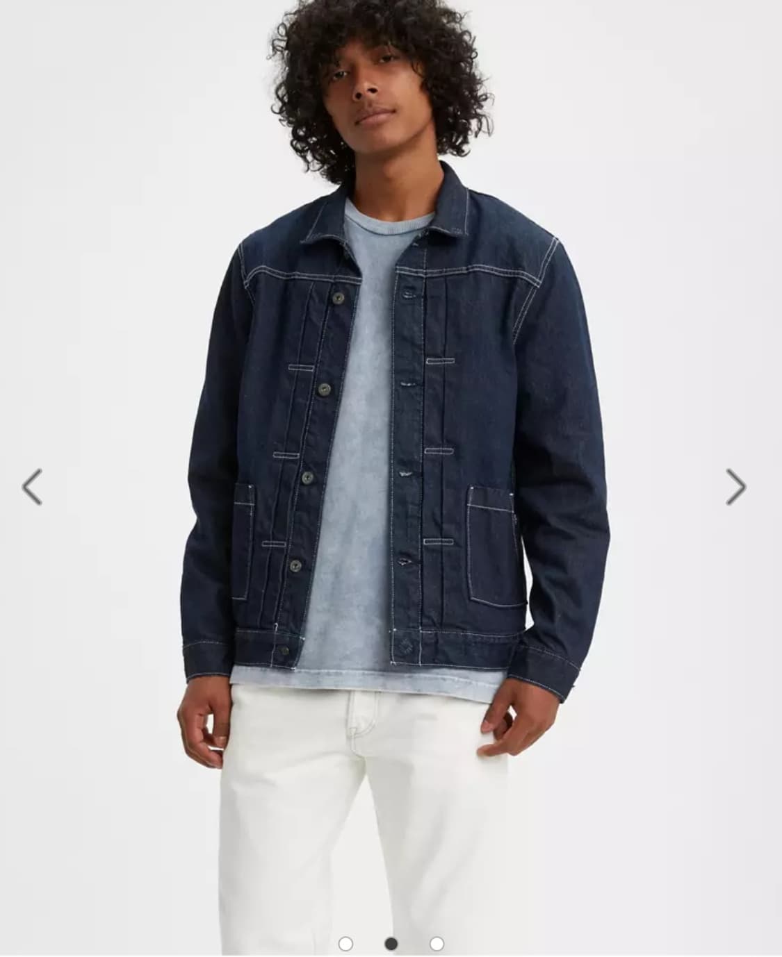 리바이스 LVC 타입2 WORN 데님 트러커 자켓  상품이미지1