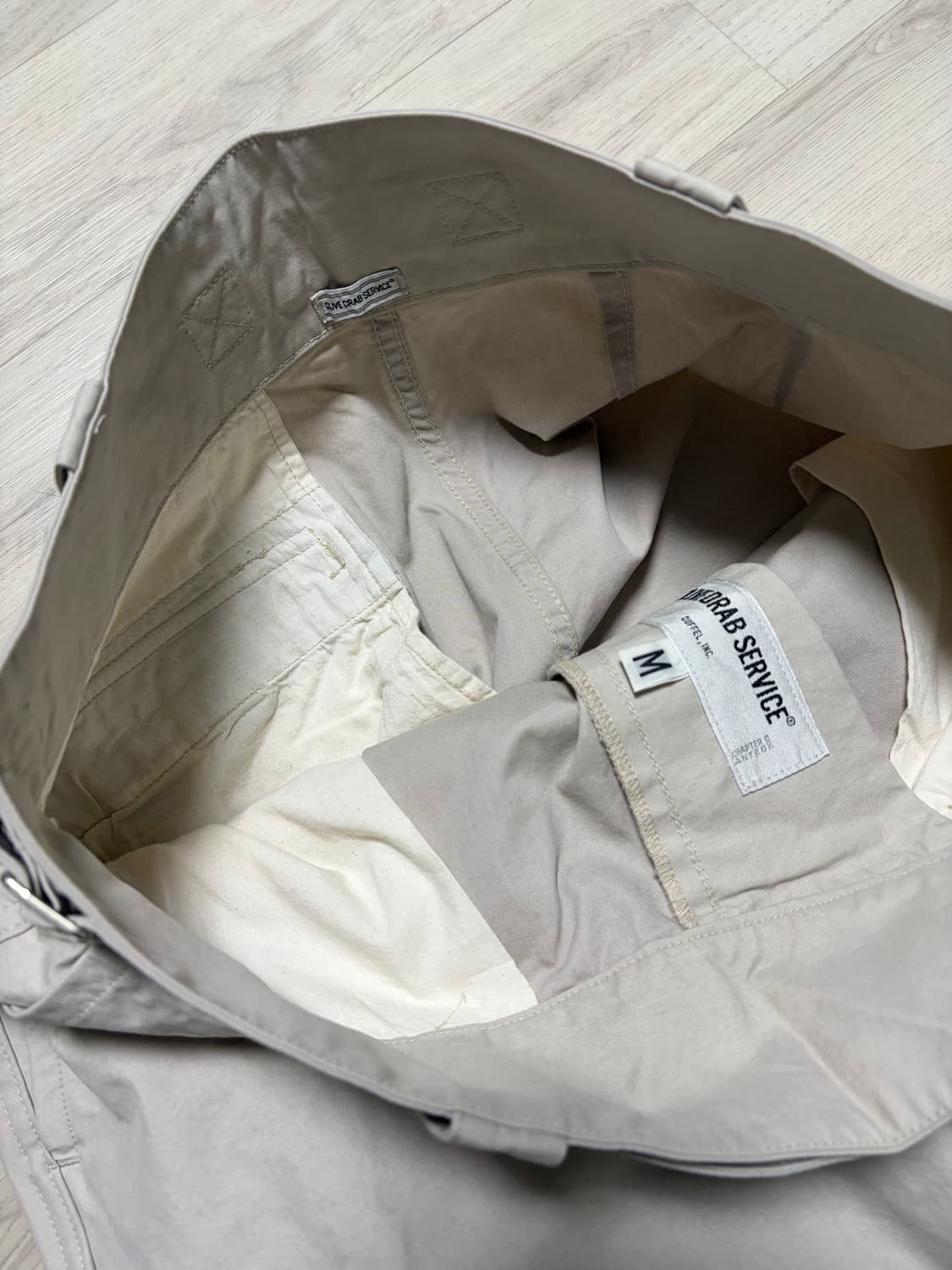 올리브드랩서비스 ODS 피어리스 팬츠 아이보리 M사이즈 판매 상품이미지3