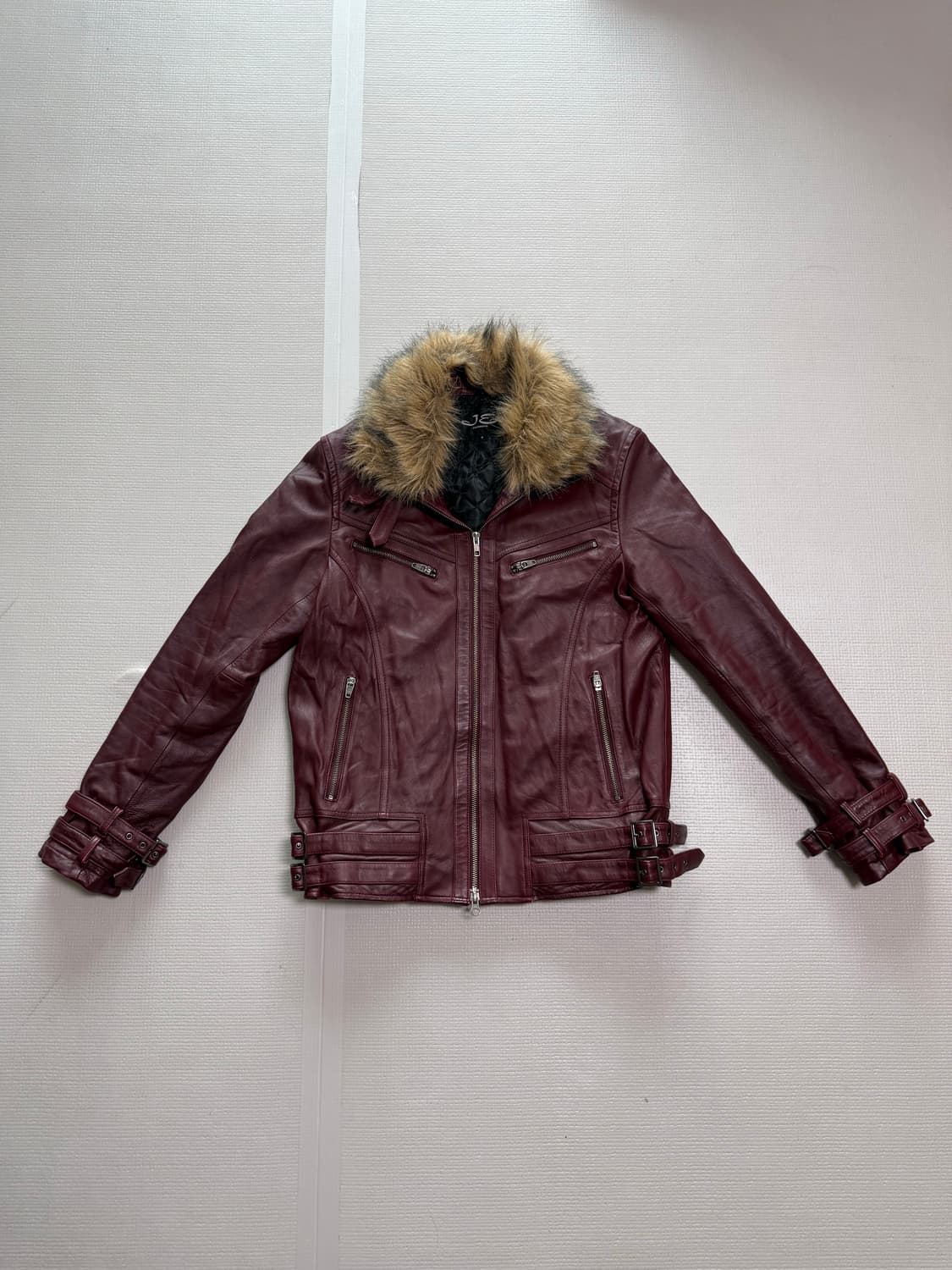 Jackrose 00s lamb skin trimming fur jack 상품이미지1