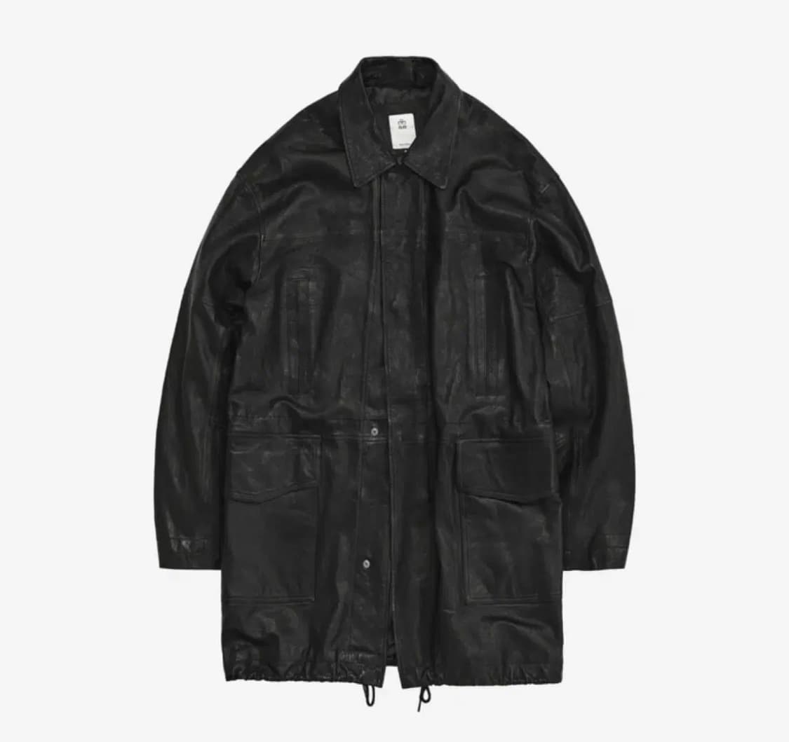 (3) 25시즌 폴리테루 램스킨 레더 카코트 블랙 판매 상품이미지3