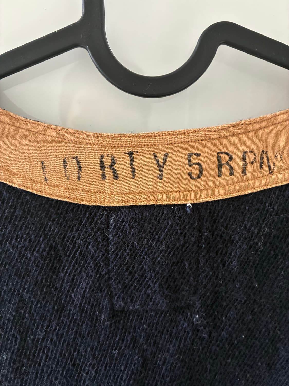 45RPM(포티파이브알피엠) 코튼 니트 가디건 네이비 상품이미지5