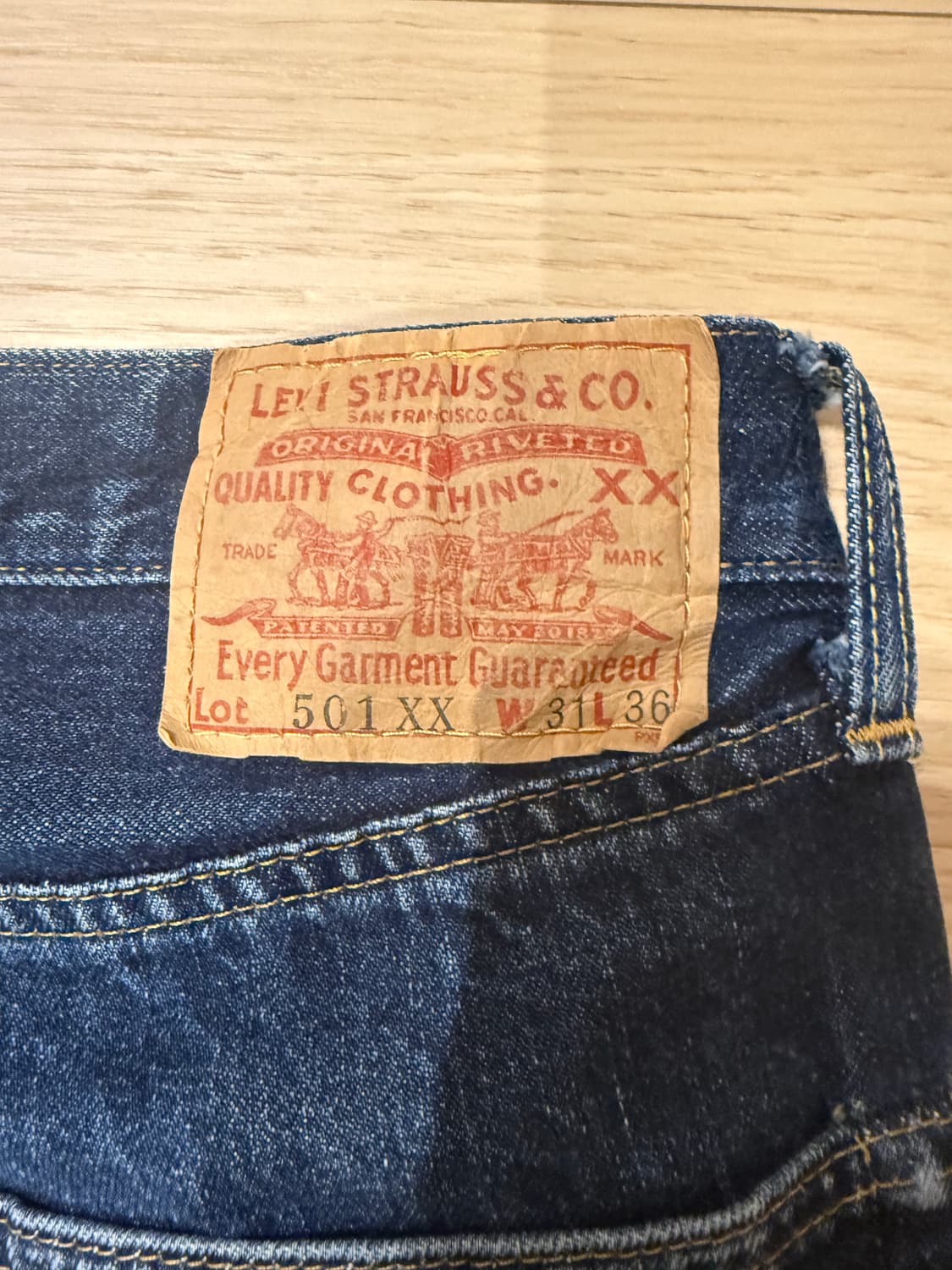 90's Levis 501 셀비지 made in usa  상품이미지3
