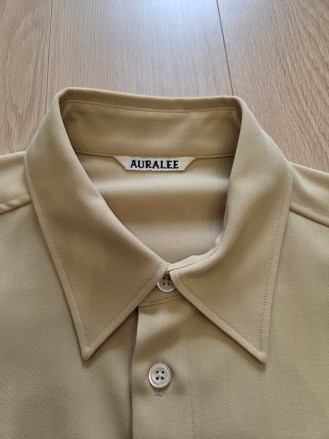 HARD TWIST WOOL DOBBY HALF SLEEVED SHIRT 상품이미지7