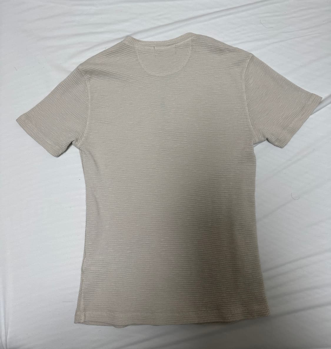 더블알엘 와플 니트 헨리넥 반팔 티셔츠 상품이미지2