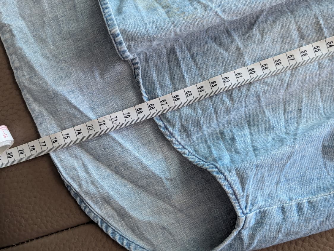 IRO JEANS 이로 정품 디스트로이드 데님 셔츠 상품이미지7