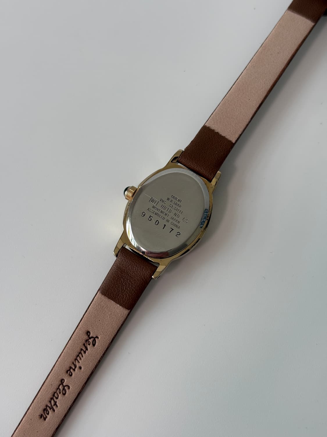 1990s Arabic Gold Oval Ladies Quartz 상품이미지6