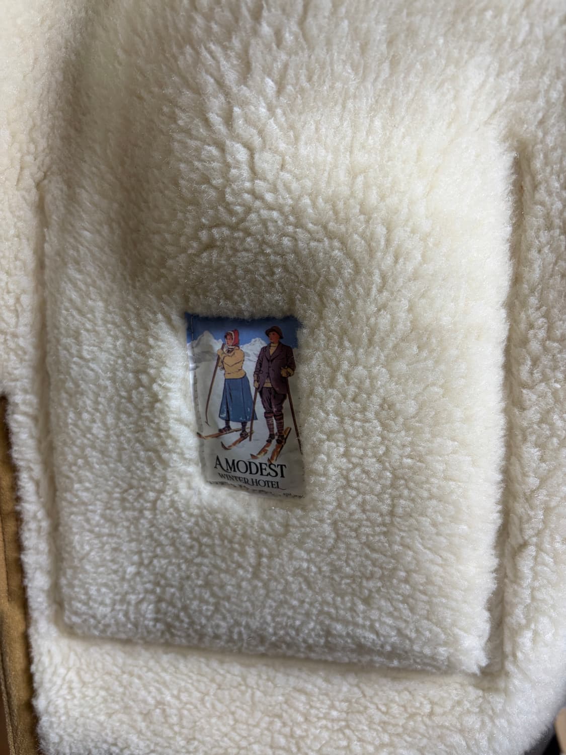 모데스트무드 런던무스탕 베이지 상품이미지7