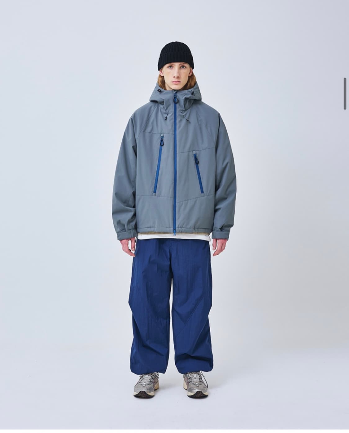 유니폼브릿지 pt zip hood parka grey 상품이미지2