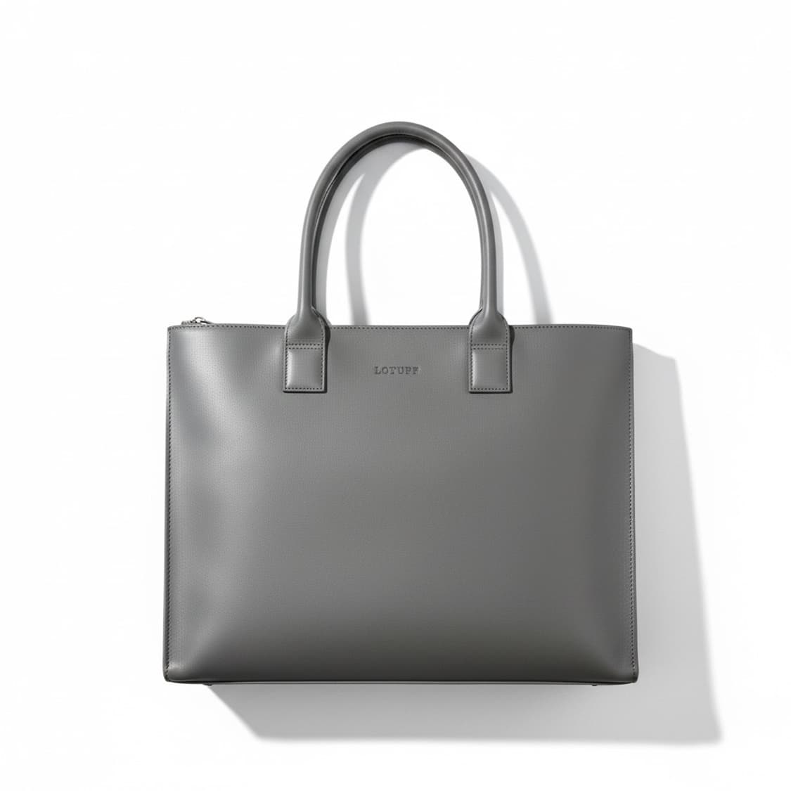 로터프 그레이 레더 남성용 토트백 상품이미지1