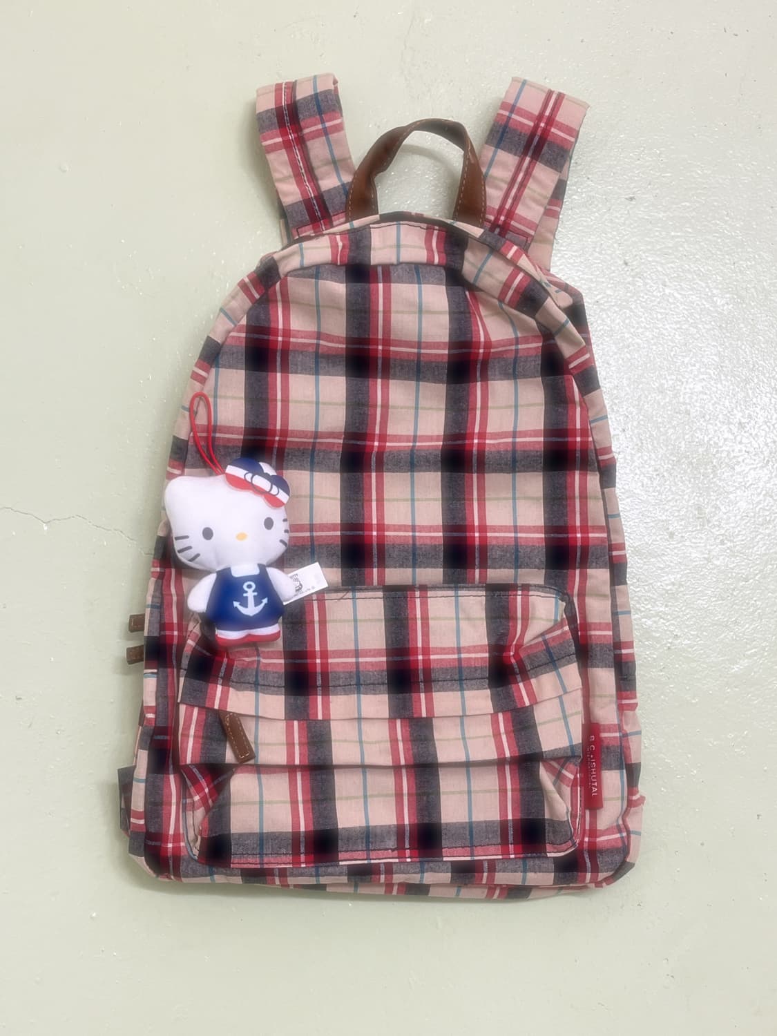 B.C.+ISHUTAL 체크 백팩🍎 상품이미지2