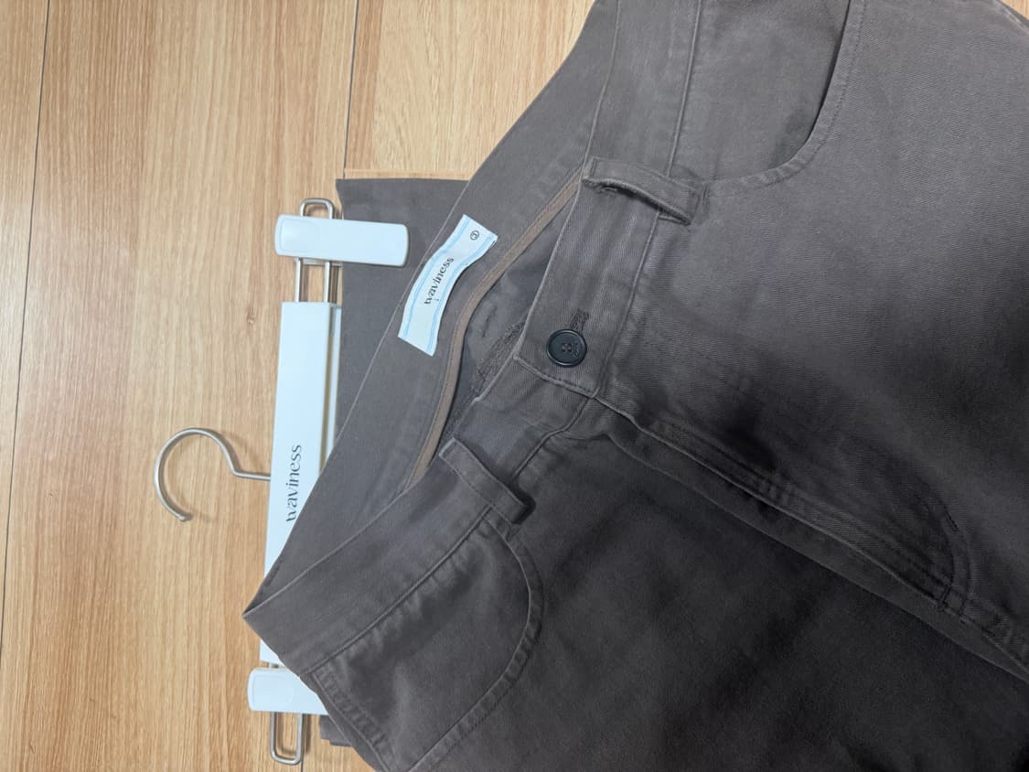 [3] 웨이비니스 빈티지 워시드 코튼 팬츠 브라운 상품이미지4