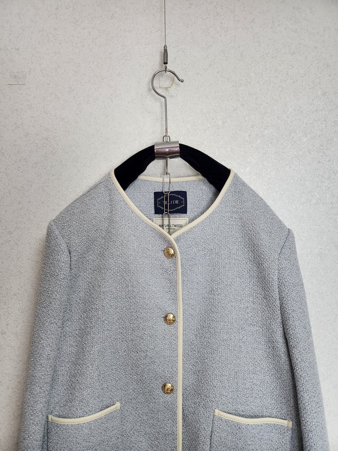 틸아이다이 내추럴 트위드 자켓55 66 상품이미지3