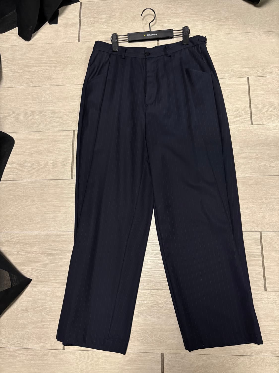 유스 youth 핀스트라이프 와이드 슬랙스 상품이미지4