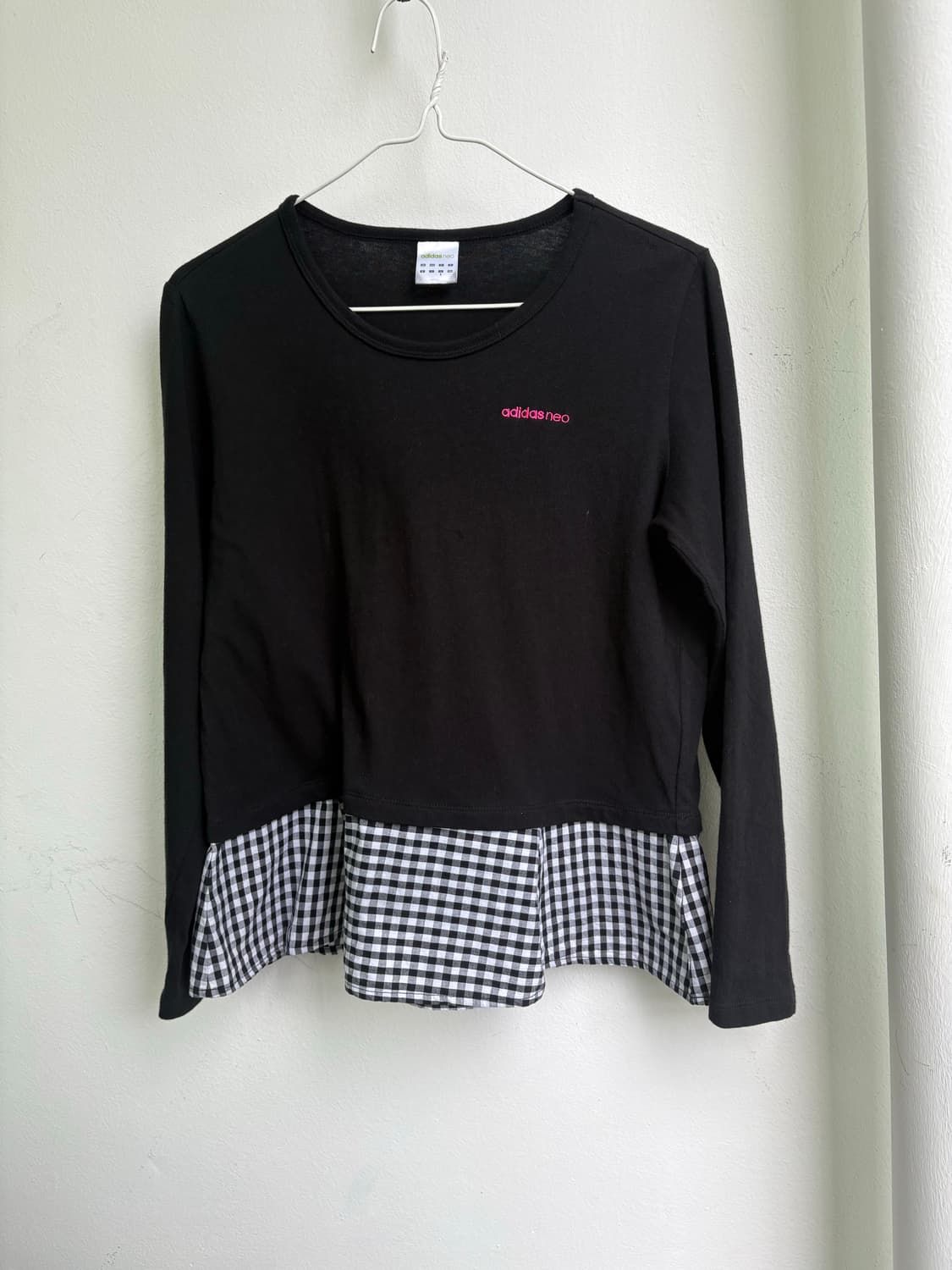 gingham check long sleeve shirt 상품이미지1