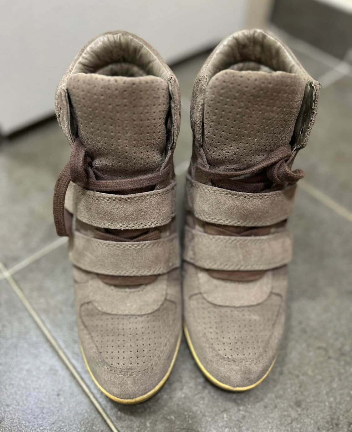 아쉬 웨지힐 스니커즈 브라운 상품이미지2