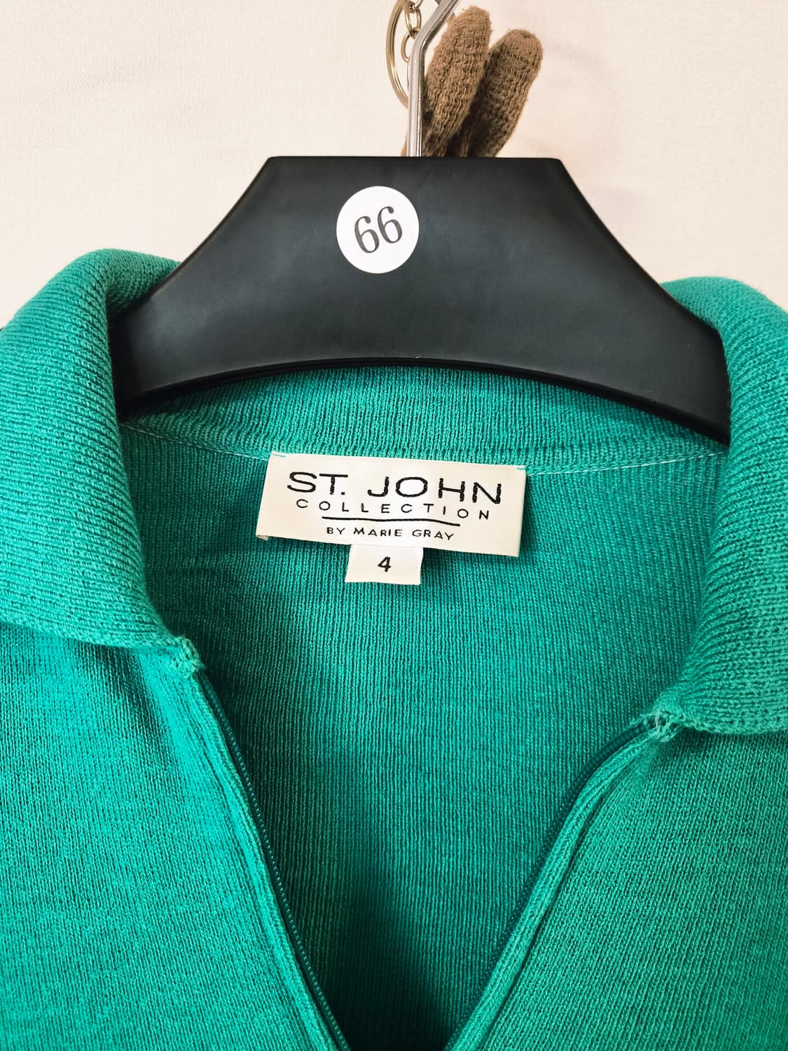 [정품] 센존(St. John) 컬렉션 지퍼 니트 자켓 (사이즈 4) 상품이미지4