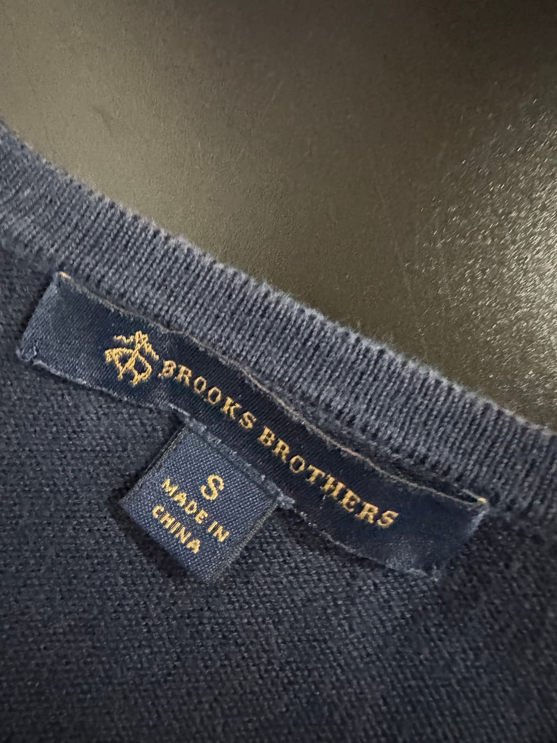 여성 정품 브룩스브라더스 코튼 미니멀 가디건 s 네이비 상품이미지3