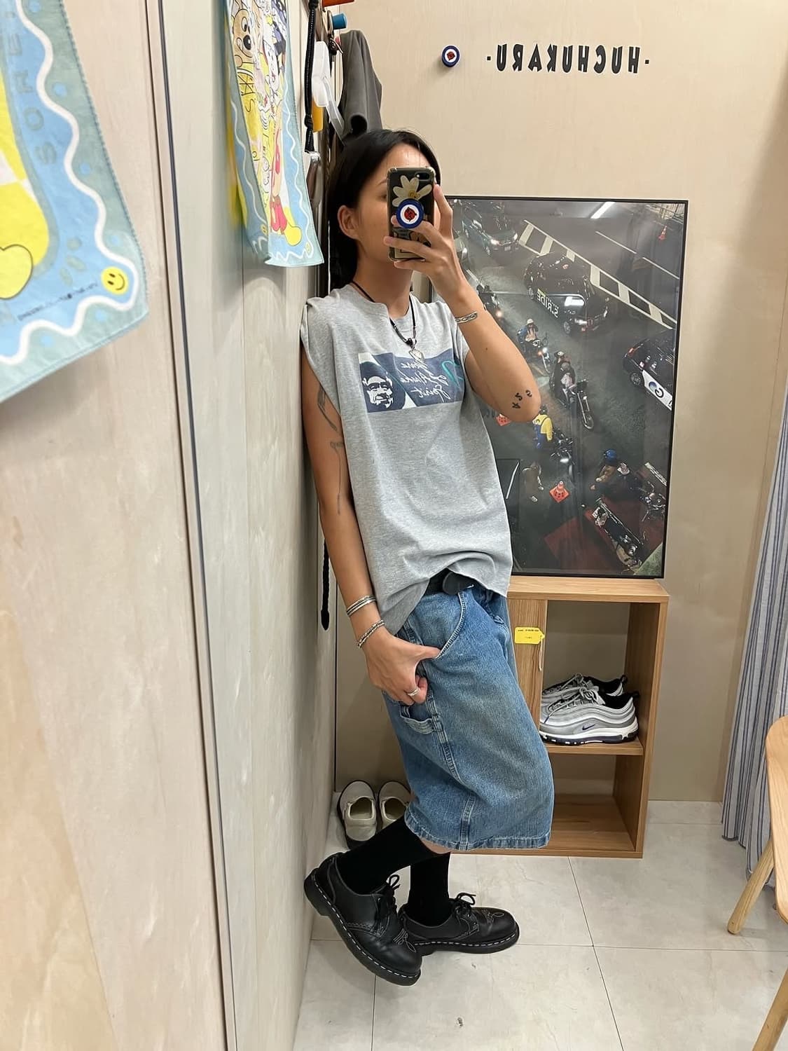 Hanes cutting sleeveless  상품이미지6