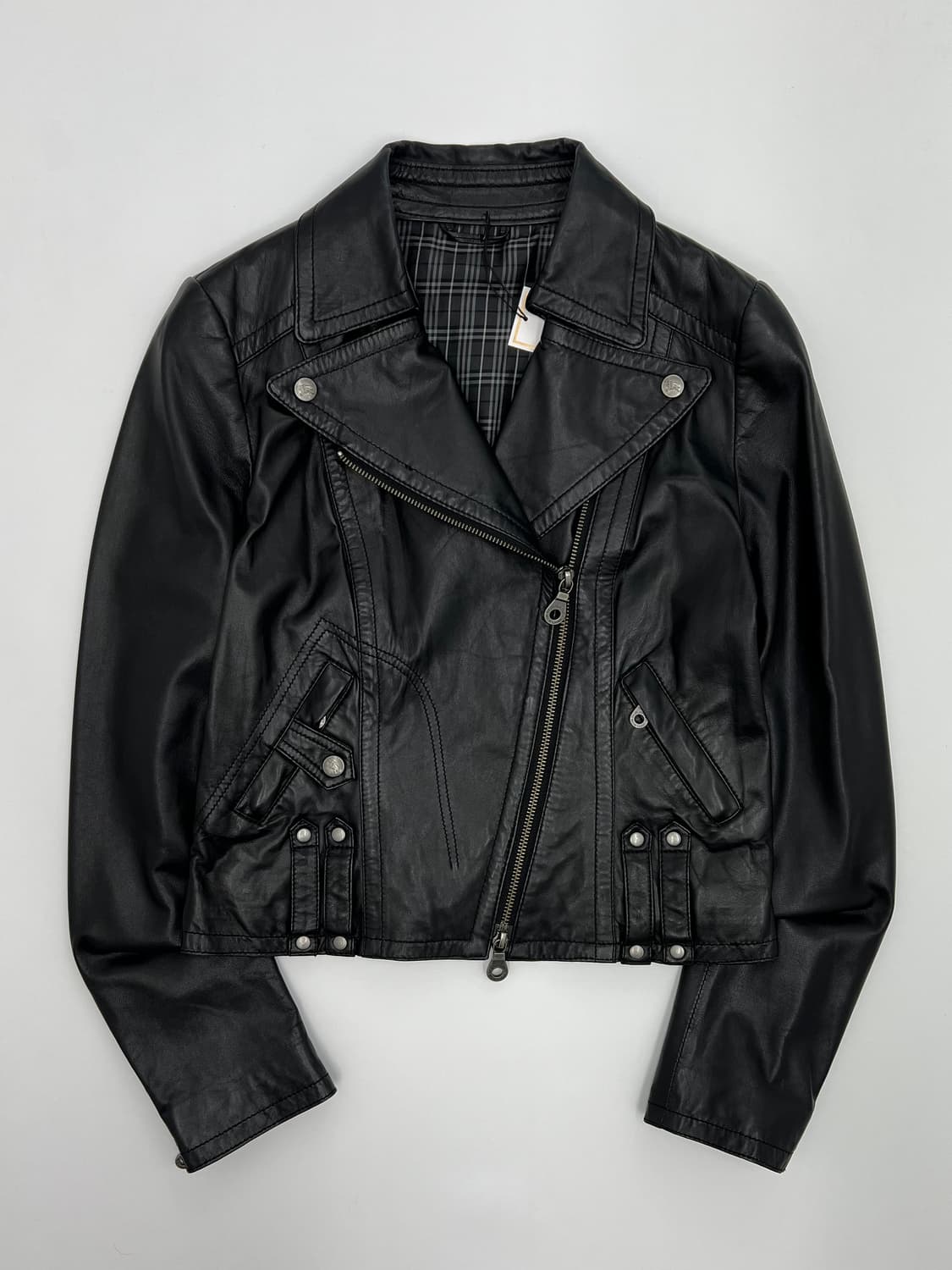 버버리 블루라벨 투웨이 레더 자켓 상품이미지1