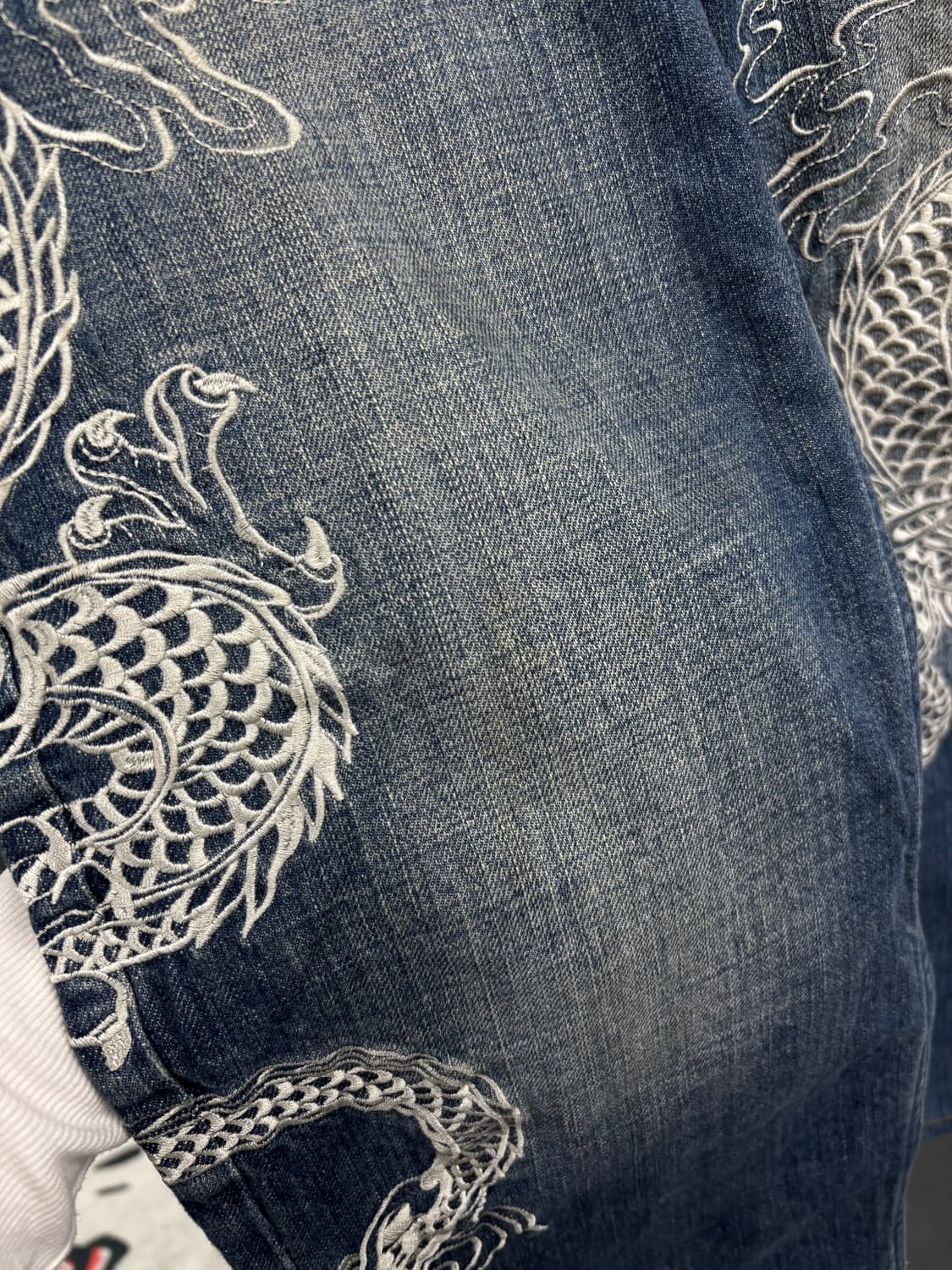 카라쿠리 타마시 오리엔탈 드래곤 데님팬츠 상품이미지6