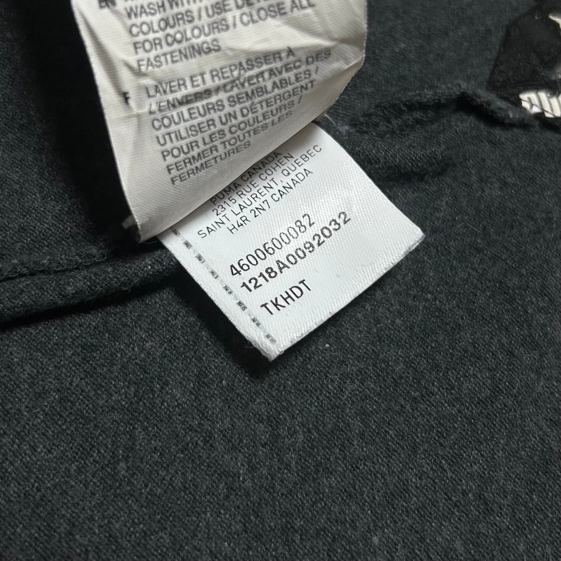 [2XL] Puma 푸마 다크그레이 코튼 반팔 카라티 상품이미지4