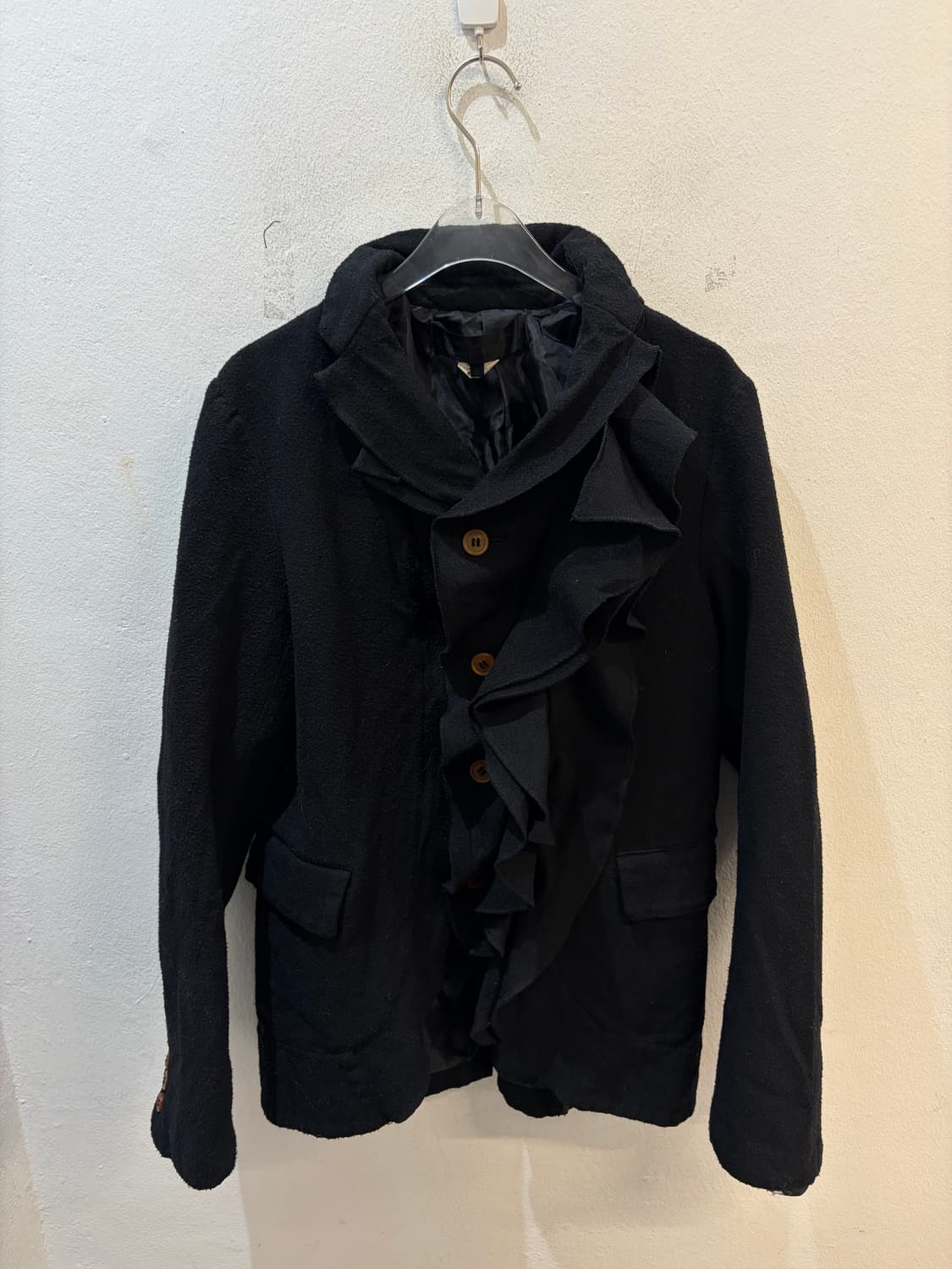Comme des Garcons Ruffle Detail Black Ja 상품이미지3