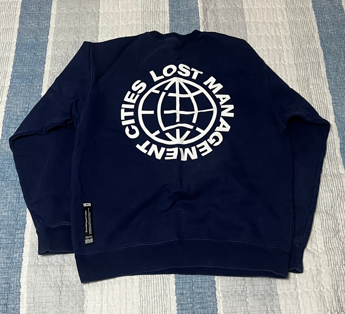 LMC 네이비 맨투맨 (L) 상품이미지2