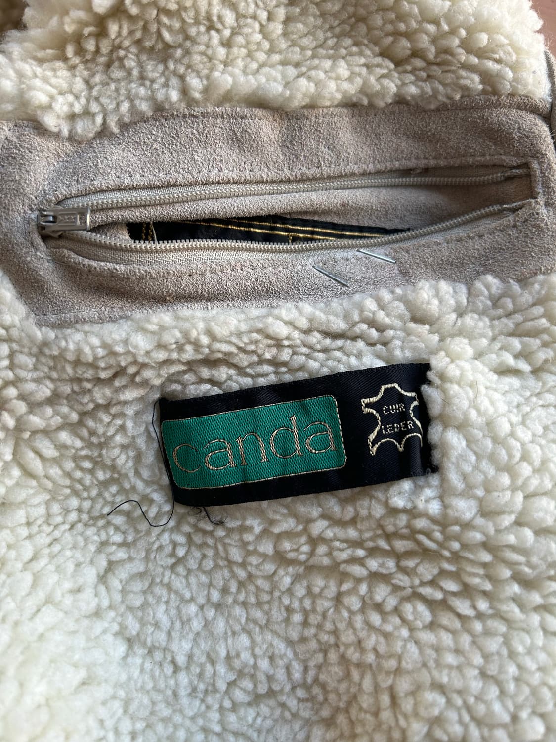 빈티지 소가죽 스웨이드 봄버자켓 상품이미지9