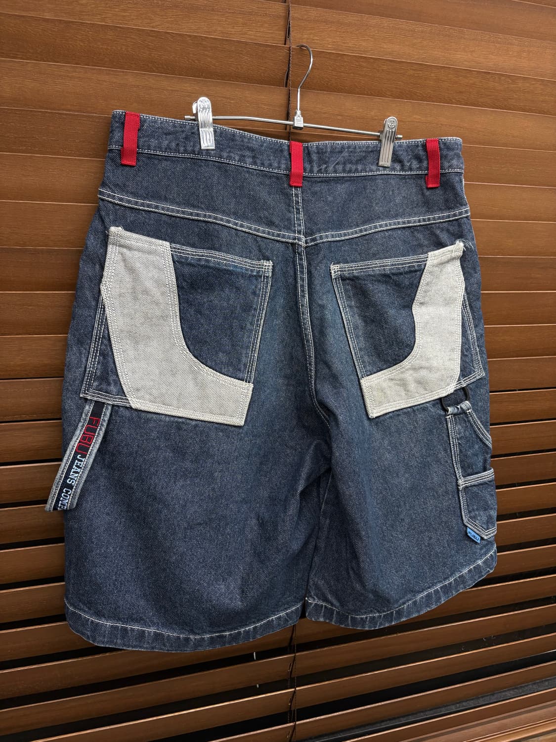 90s FUBU 후부 빈티지 카펜터 데님 반바지 상품이미지1