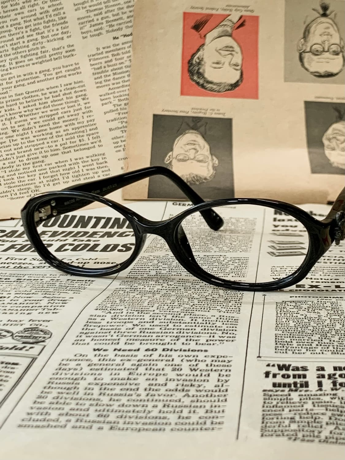 [픽키-644] Marcos Adams 블랙 뿔테 안경 상품이미지3