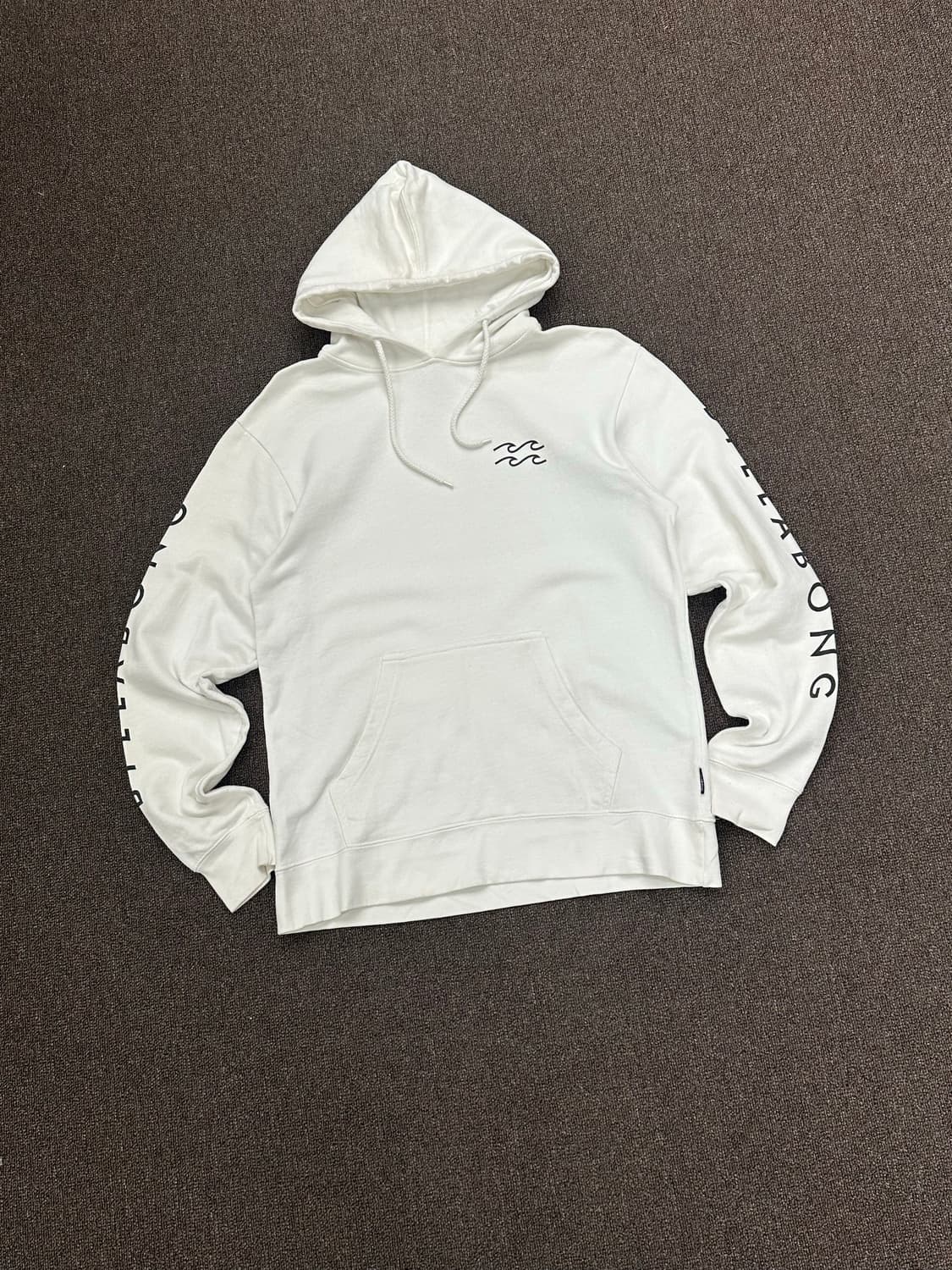 L)빌라봉 빈티지 프린팅 화이트 후드집업 상품이미지1