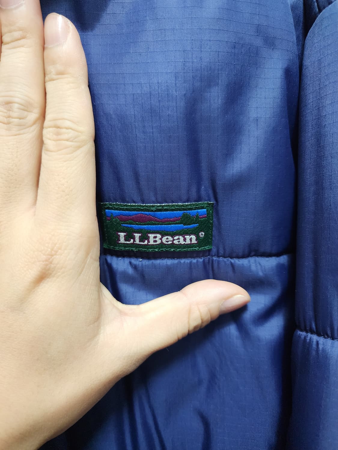 90s 엘엘빈 L.L.Bean 경량패딩 자켓 상품이미지4